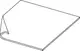 Schallschutzmatte von TECE, dargestellt in einem flachen, gewellten Design, eignet sich zur Geräuschdämmung bei Drainprofilen und ähnlichen Anwendungen.